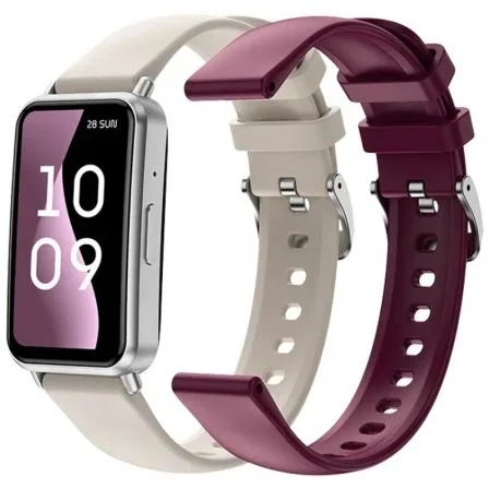 SPC Duo Fit Smartwatch Deportivo con Pantalla AMOLED 1,47 Pulgadas, Notificaciones, Frecuencia Cardíaca, 2 Correas, Batería 8 Días, Blanco SPC Duo Fit Smartwatch Deportivo con Pantalla AMOLED 1,47 Pulgadas, Notificaciones, Frecuencia Cardíaca, 2 Correas, Batería 8 Días, Blanco